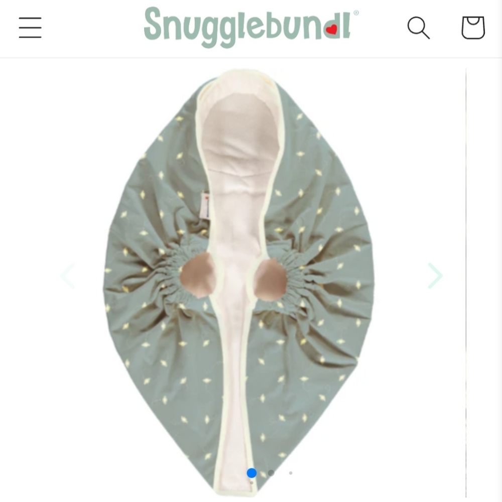 Snugglebundl Baby Wrap with Polka Dots